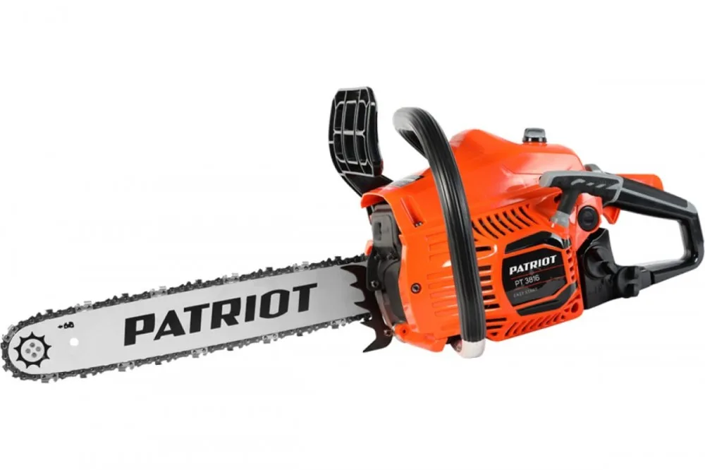 Бензопила Patriot PT3816 (2,0л.с/16"/3/8/1,3мм)+ПОДАРОК топор