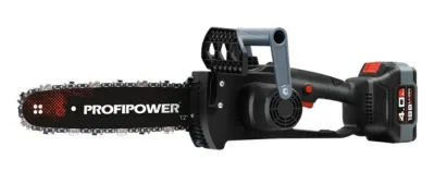Пила цепная акк бесщеточная ProfiPower MKDUC-18V (Li-on 1*4Ач, 12", 0-4500об/мин, ЗУ, коробка) E0114