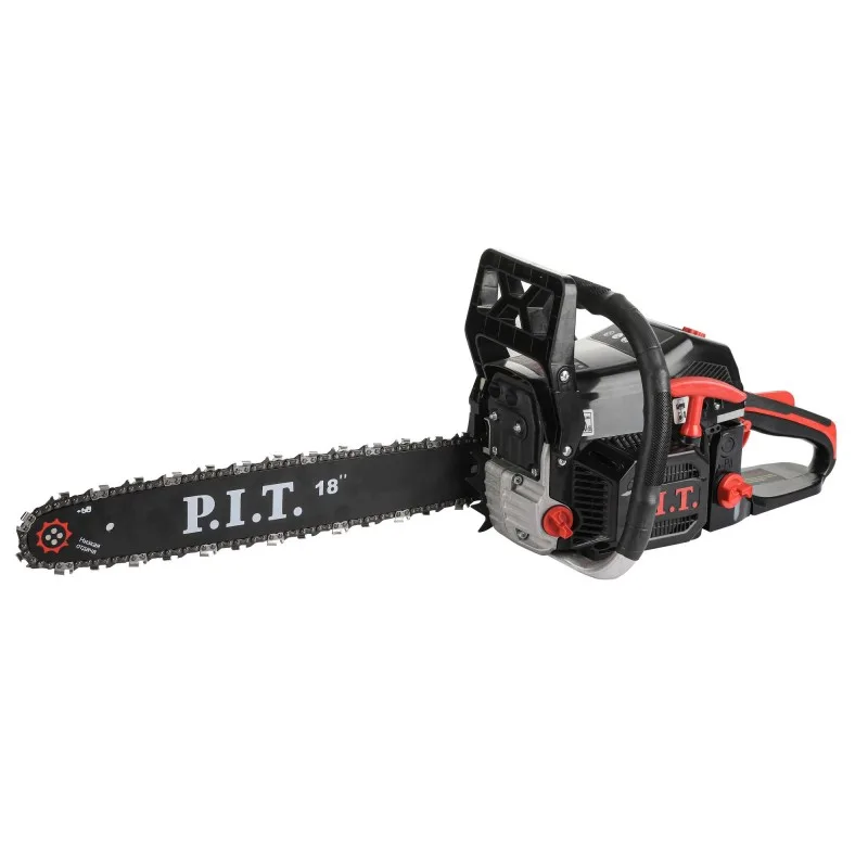 Бензопила P.I.T. GCS52-C7 (18"/450мм, 2.2кВт, 52см³, хром.цил.,легкий старт,маслонасос)