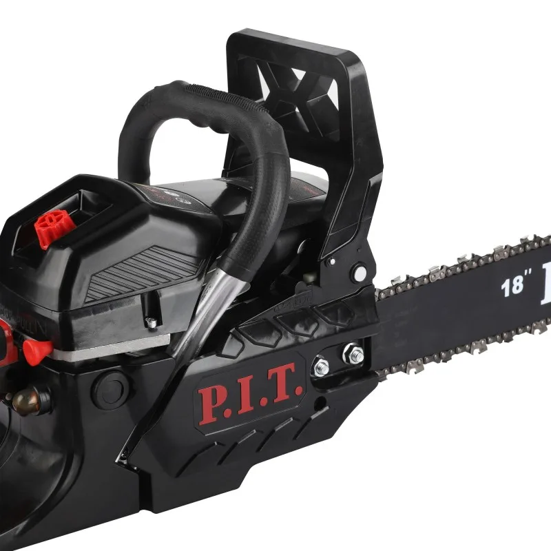 Бензопила P.I.T. GCS52-C7 (18"/450мм, 2.2кВт, 52см³, хром.цил.,легкий старт,маслонасос)