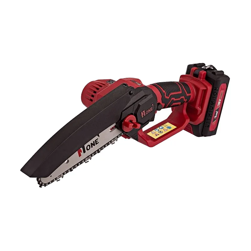 Пила цепная акк Number One ECS18/2.0-PRO (18V,2акк,2,0Ач,З/У,36зв,15см шина)