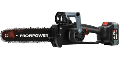 Пила цепная акк бесщеточная ProfiPower MKDUC-20V (Li-on 1*4Ач, 12", 0-4500об/мин, ЗУ, коробка) E0114