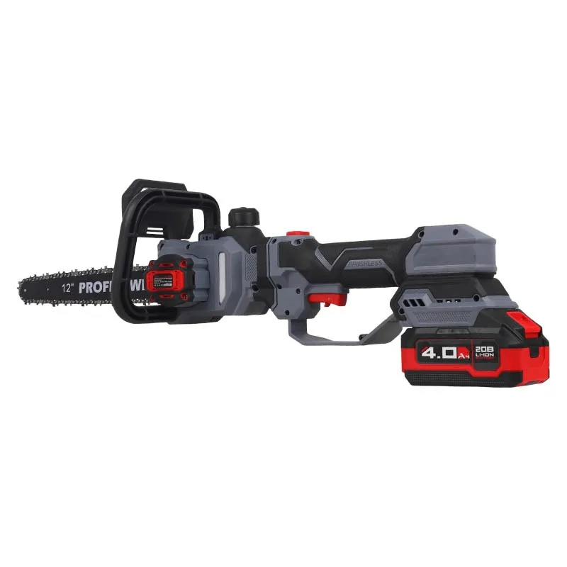 Пила цепная акк ProfiPower PL-12 с штангой (б/щ, 20В, 4Ач, З/У) E0285
