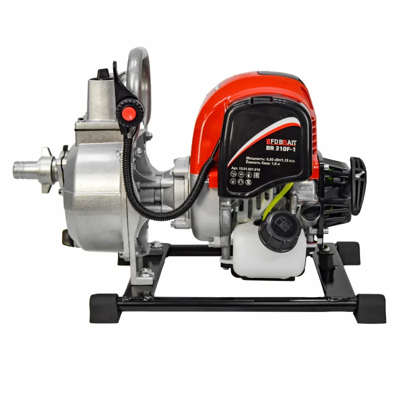 Мотопомпа бензиновая BRAIT BR310F-1 (произ-ть 8м³/ч.,1 дюйм,выс.подъема 30м)