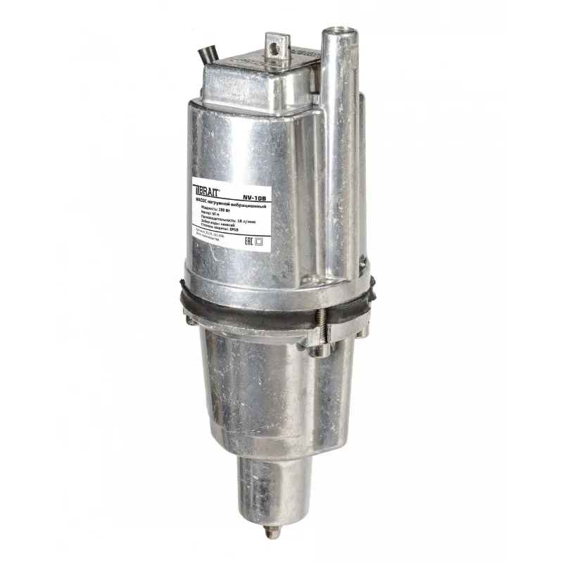 Насос погружной вибрационный BRAIT NV-10B (нижний забор)