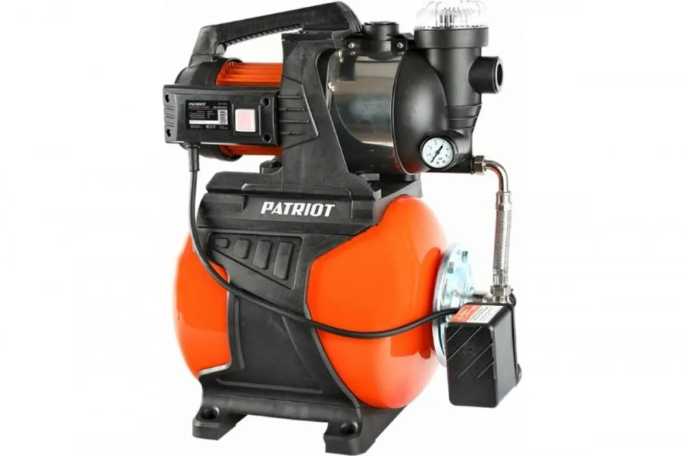 Насосная станция PATRIOT PW 1200-24 ST (насос.часть-пластик/нерж.сталь,1200Вт)