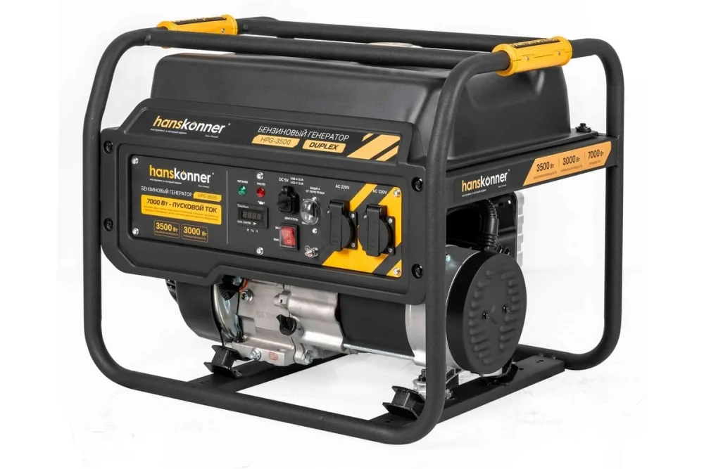 Бензогенератор HPG-3500 (3,5кВт) Hanskonner Duplex