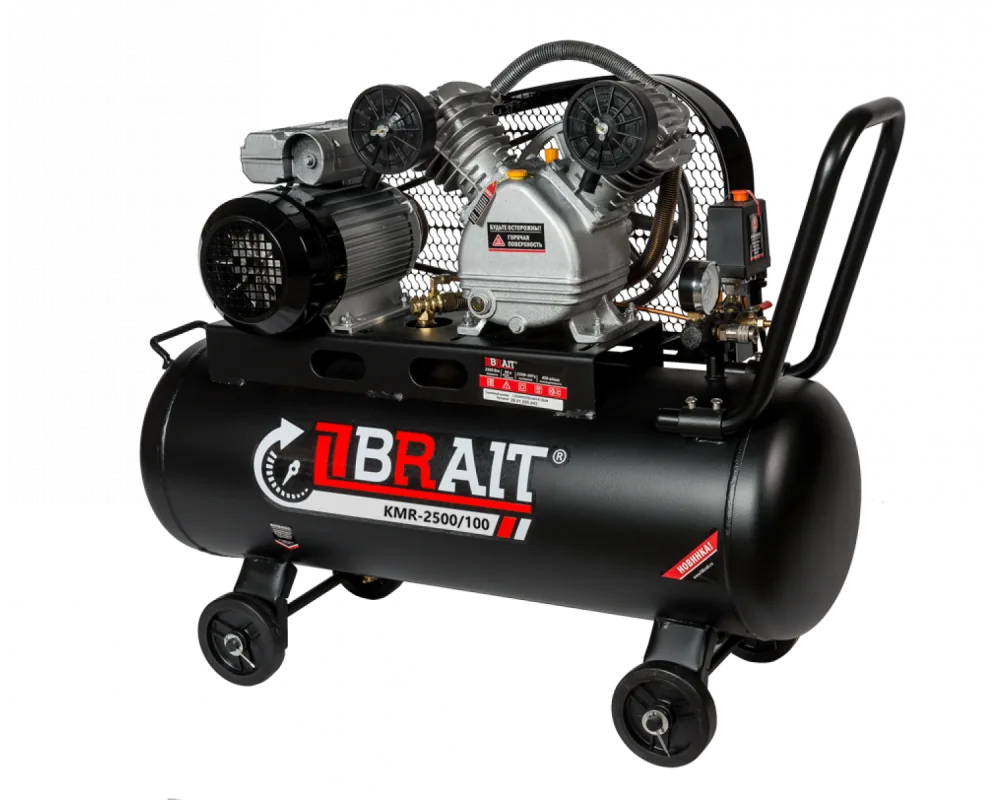 Компрессор воздушный BRAIT KMR-2500/100 20.01.008.043
