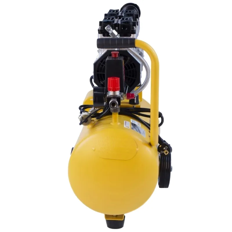 Компрессор Denzel DLS950/24 безмаслянный малошумный (950 Вт,165 л/мин, ресивер 24л.) 58026