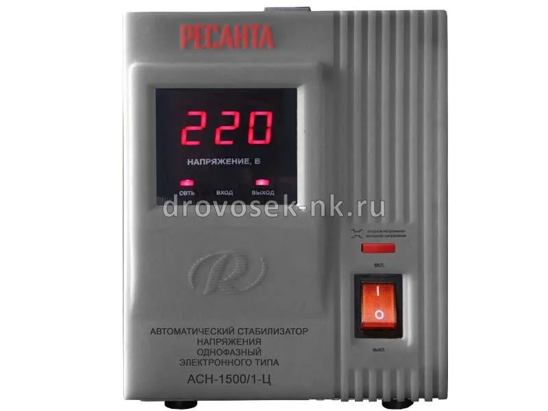 Стабилизатор напряжения Ресанта АСН-1500/1-Ц 63/6/3