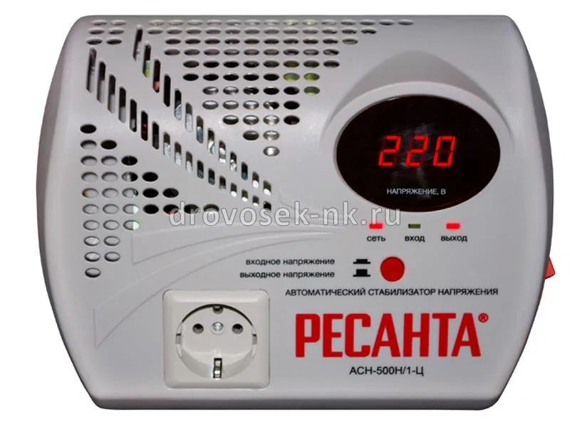 Стабилизатор напряжения Ресанта АСН-500 Н/1-Ц 63/6/9