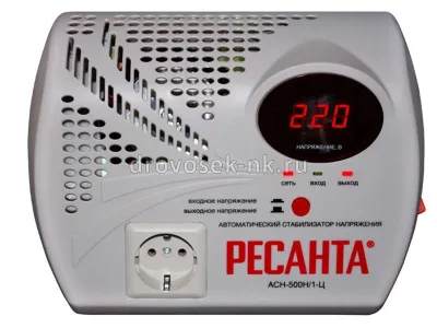 Стабилизатор напряжения Ресанта АСН-500 Н/1-Ц 63/6/9