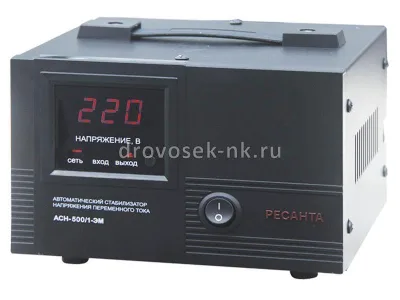 Стабилизатор напряжения Ресанта АСН-500/1-ЭМ 63/1/1