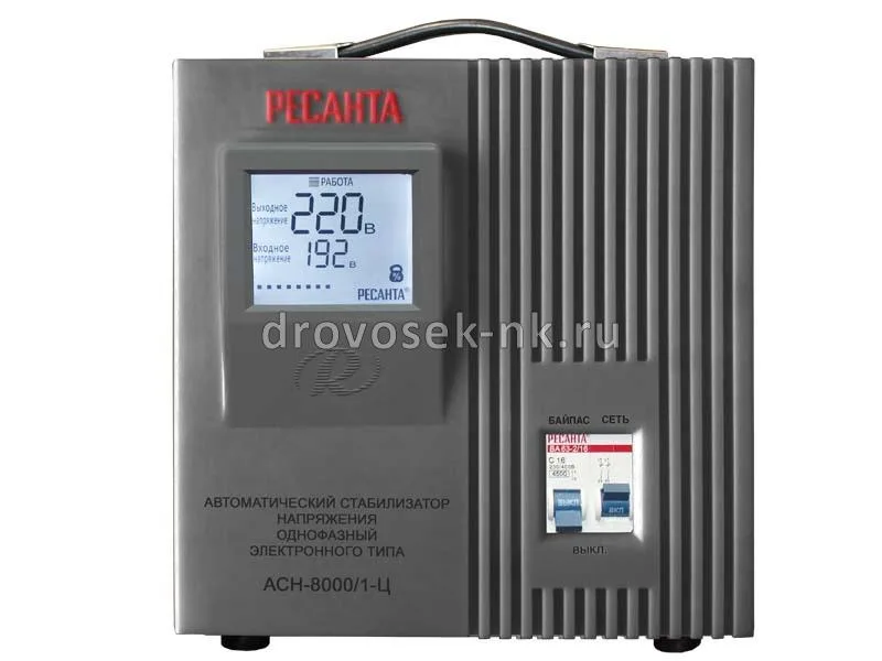 Стабилизатор напряжения Ресанта АСН-8000/1-Ц 63/6/7