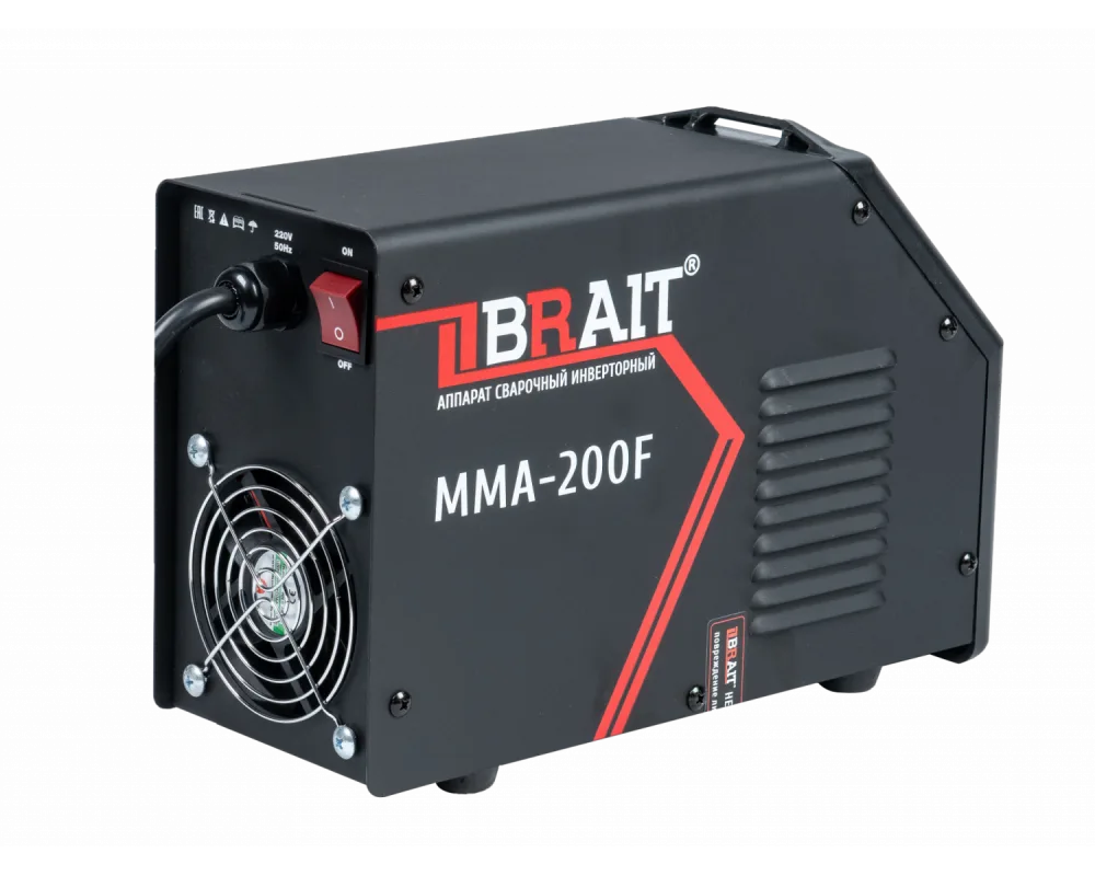 Инвертор сварочный BRAIT ММА-200F+фиксатор 4" KY1109