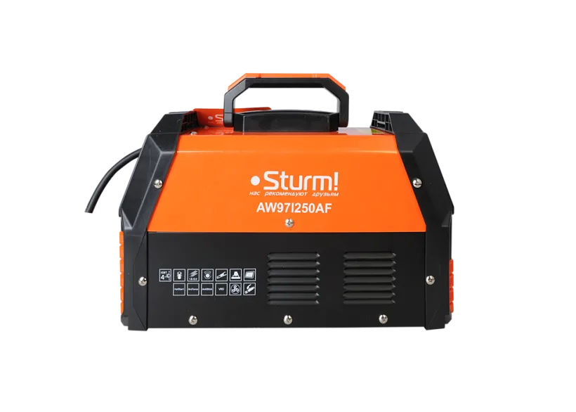 Сварочный инвертор Sturm AW97I250AF (250А, ПВ 60%, 170-250В,HotStart/AntiStick/ArcForce,сенсор)