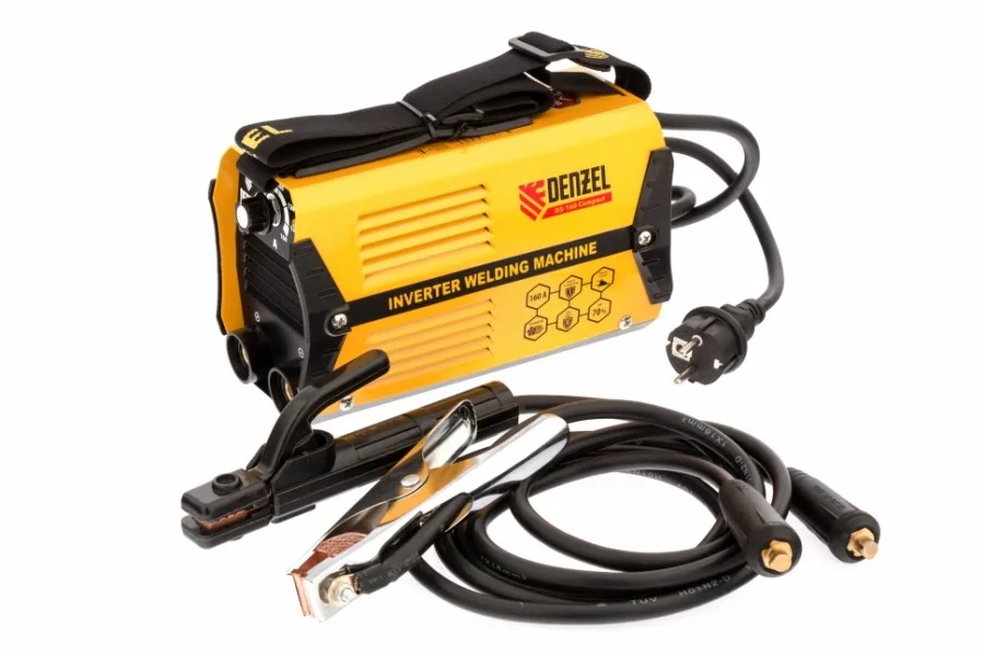 Свар.аппарат Denzel дуговой сварки DS-160 Compact 160А, ПВ 70% диам.эл. 1,6-3,2 мм Denzel 94371