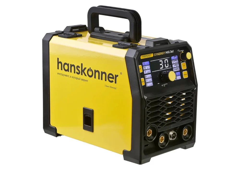 Сварочный полуавтомат MIG/MAG/MMA/Lift TIG 140 А Hanskonner HWM240T