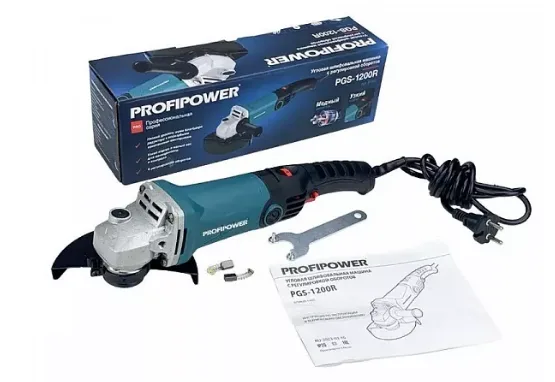 Угловая шлифовальная машина ProfiPower PGS-1200R (110Вт,125мм) E0005