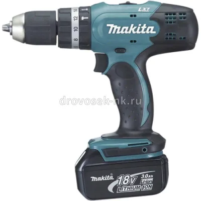 Дрель аккумуляторная Makita DHP453RFE (18В Li-ion 3,0 А)