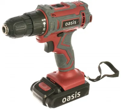 Дрель аккумуляторная Oasis ASB-18S (J) КРАСНАЯ