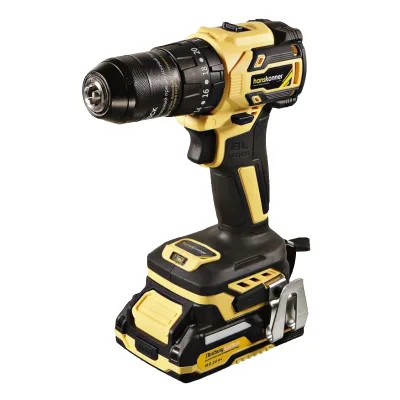Дрель акк Hanskonner PLATINUM HCD2065BLIC (б/щ, удар,18В,1BatterySystem,65Нм,2*2Ач,кейс)