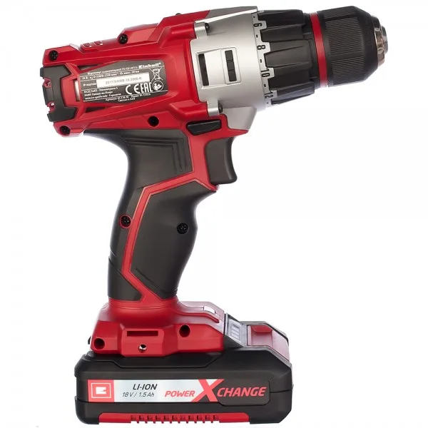 Дрель аккумуляторная EINHELL PXC TE-CD 18/2 Li kit (2*1,5Aч) 4513830