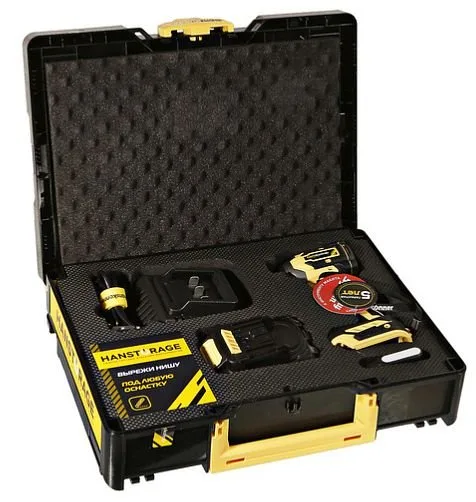 Винтоверт HANSKONNER PLATINUM (б/щ,удар.,18В,1BatterySystem,280Нм,1/4,1*4Ач,кейсHS HCD20280BLC