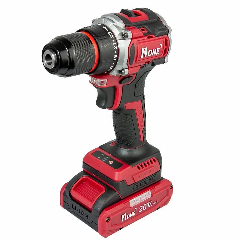 Дрель акк Number One CDI20/2,0-SPRO-2B с набором 24 пр(б/щ,20В, 2*2Ah, БЗП,КЕЙС)