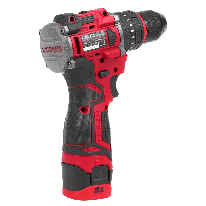 Дрель акк Number One CDI 14,4/2,0-SPRO-2B (б/щ, 42Hm,14,4В, 2Ah,10мм БЗПметал, удар,КЕЙС)