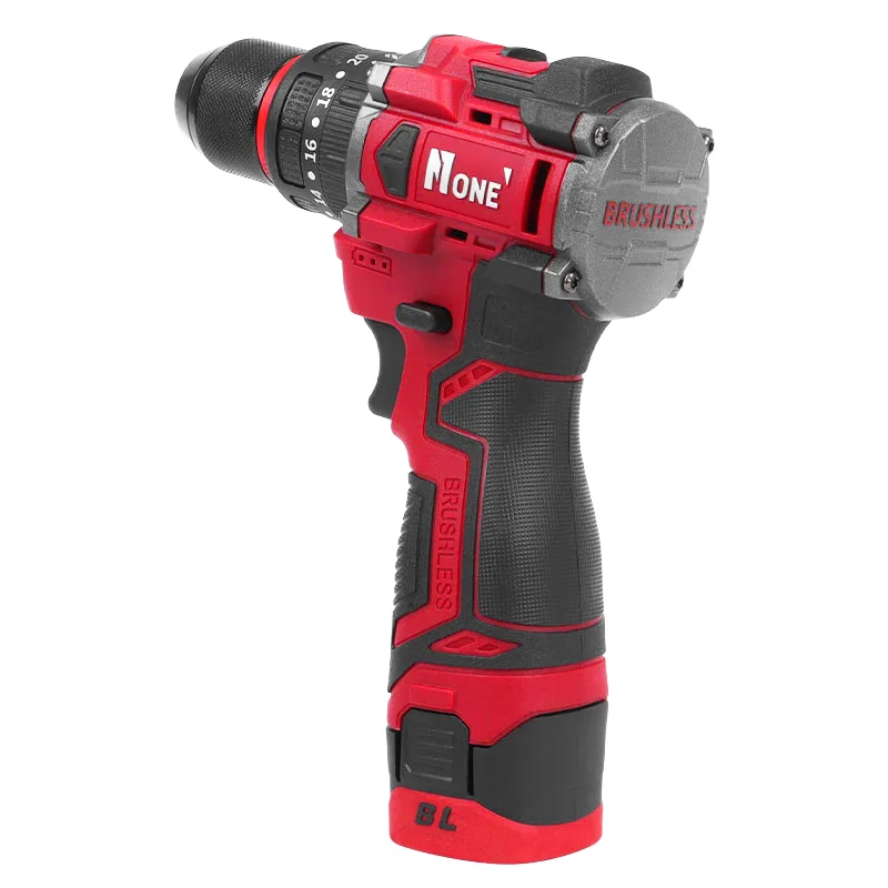 Дрель акк Number One CDI 14,4/2,0-SPRO-2B (б/щ, 42Hm,14,4В, 2Ah,10мм БЗПметал, удар,КЕЙС)