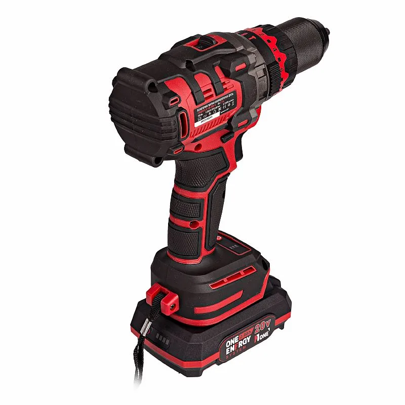 Дрель акк Number One CDI 20/2.0-IN-BR-S (20V,2,0A/h,150Hm,2акк,2ск,3реж,защ.от ОБРАТНОГО удара,кей