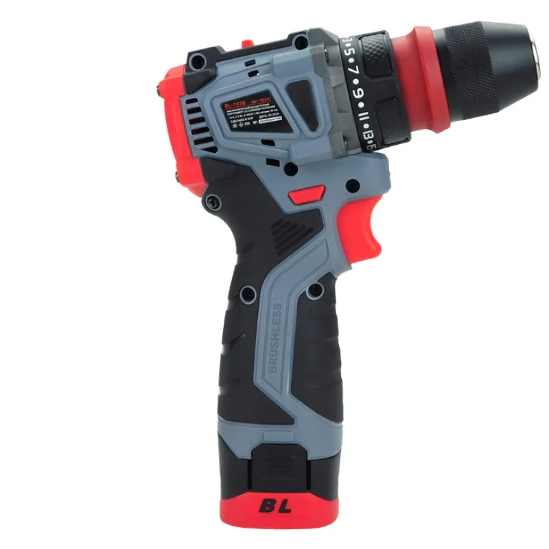 Дрель аккумуляторная ProfiPower BL-161B E0241 (б/щ, 16В,Li-ion 2*2Ач,40Нм, ЗУ, кейс, съемный патрон)