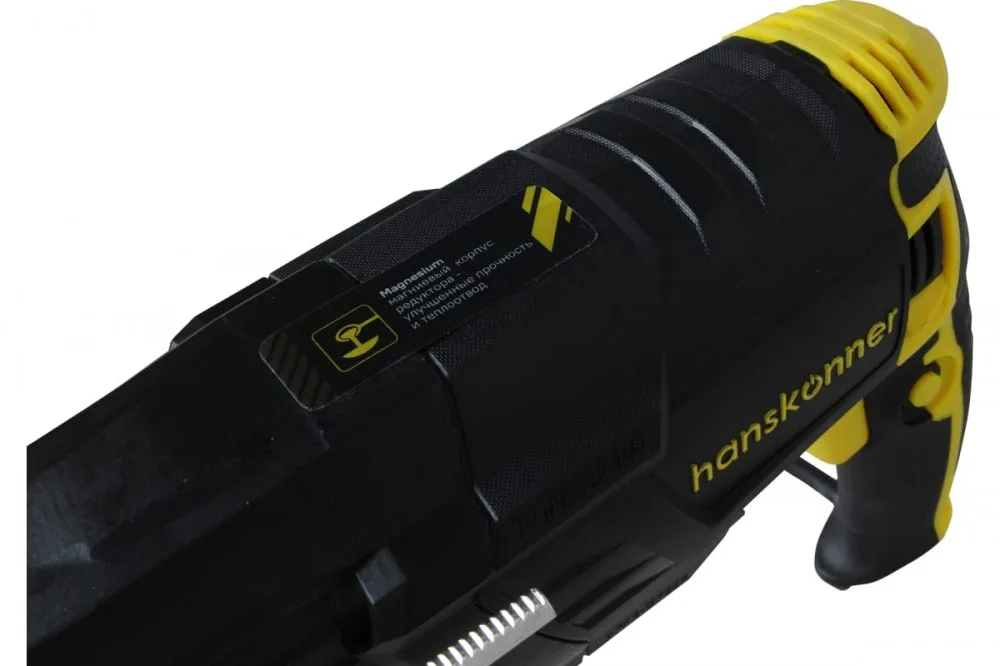Перфоратор Hanskonner HRH0928MLRE (850Вт, 3.2Дж, кейс, мет редуктор)