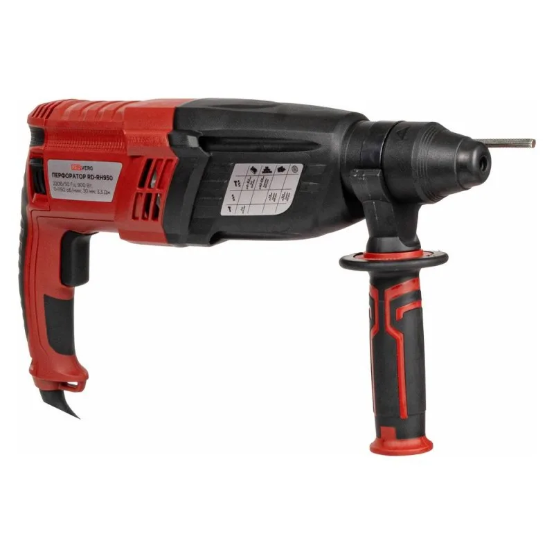 Перфоратор REDVERG RD-RH950 (SDS-plus, 950Вт, 3,3Дж)