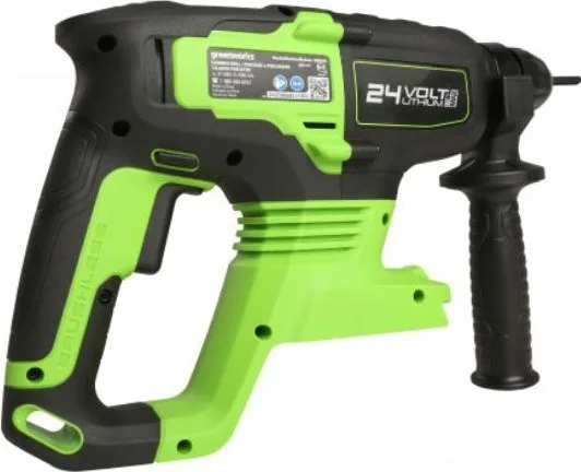 Перфоратор акк. Greenworks GD24SDS2K4 (2ДЖ, 24V, c 1*4Ач и ЗУ, в сумке) 3803007UB