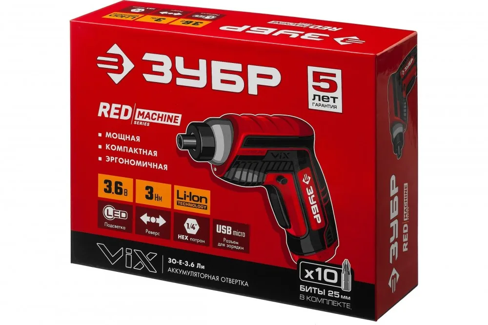 Отвертка аккумуляторная P.I.T. PES3.6P-24A