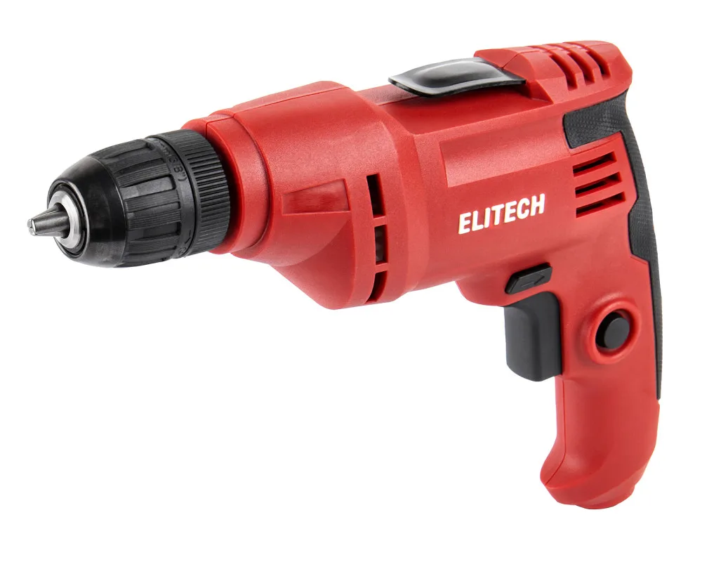 Дрель Elitech Д 0410РЭ (400Вт,БЗП-10мм,0-2900об/мин) 204495