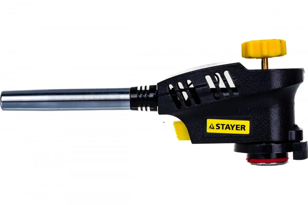 Горелка газовая на баллон пьезоподжиг ProTerm 1300С STAYER PROFI 55582
