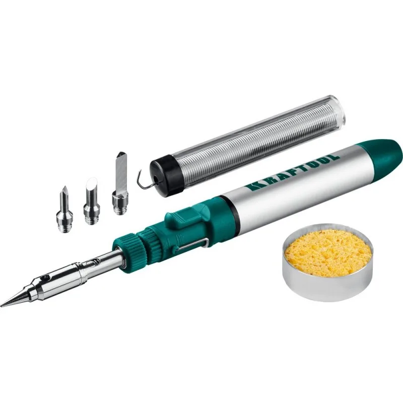 Паяльник газовый KRAFTOOL SolderPro 8в1 1300С 55504-H8