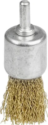 Корщетка для дрели 24мм кисть, мягкая, латунь STAYER 35113-24