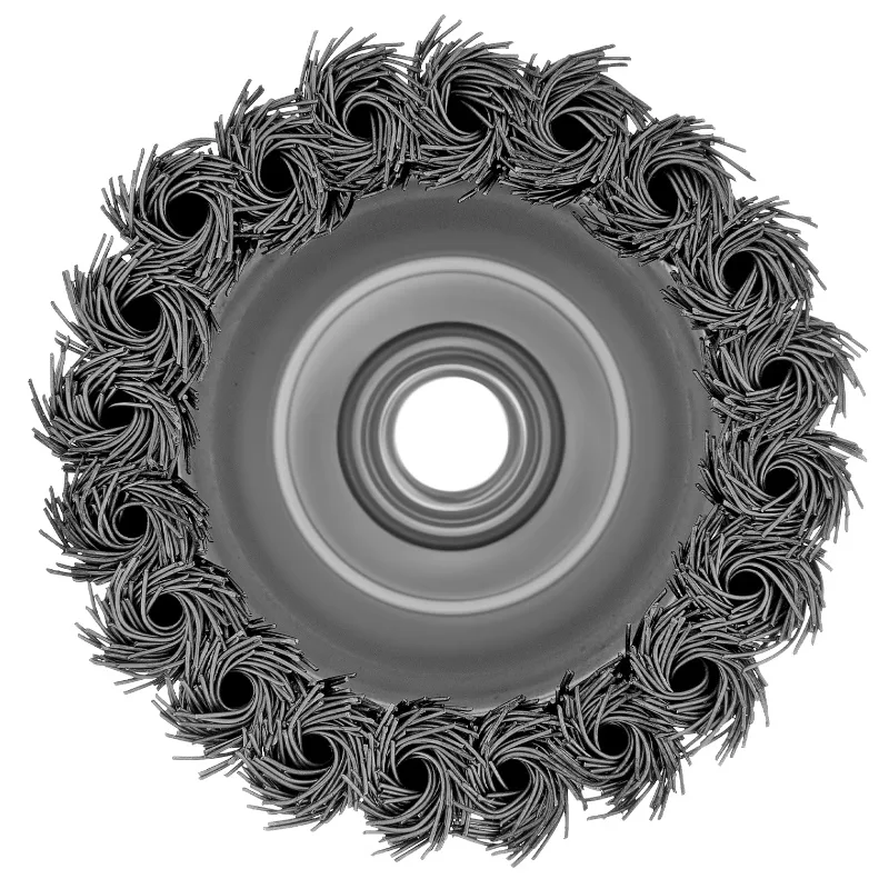 Корщетка для УШМ 80мм чашка, витая Matrix Heavy Duty 74670