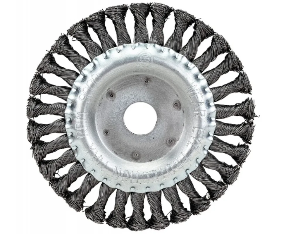 Корщетка для УШМ 150мм радиальная, витая YIDA T554253