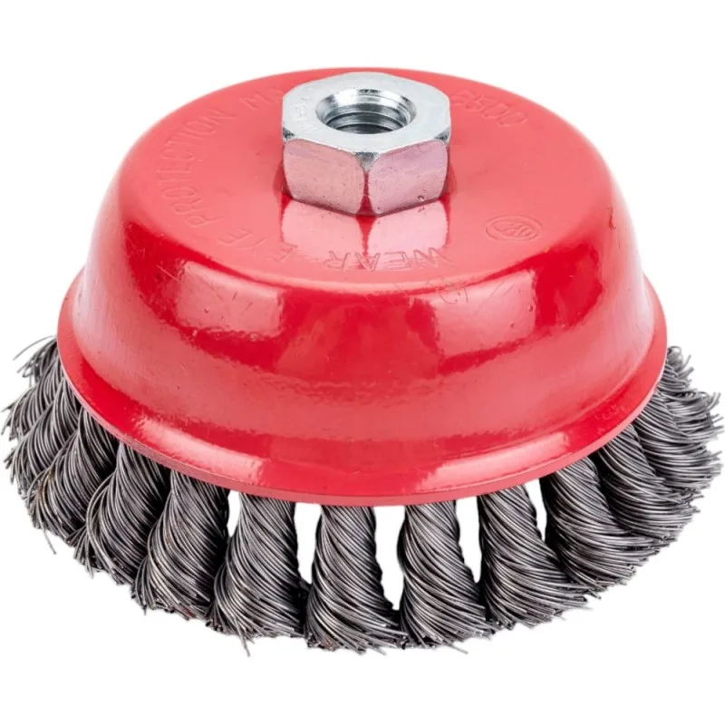 Корщетка для УШМ 125мм чашка, витая YIDA T596061