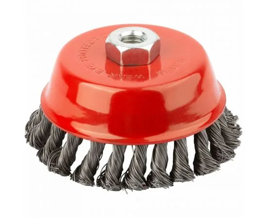 Корщетка для УШМ 150мм чашка, витая YIDA T994802
