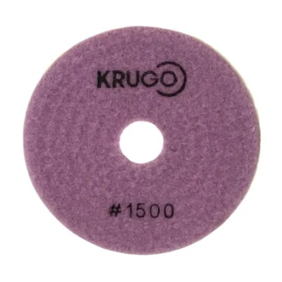 Черепашка для полировки (АГШК) мокрый 100мм (ЦЕНА за 1шт) Р1500 KRUGO PPW041500