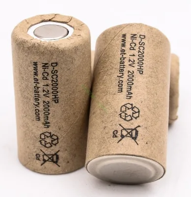 Элемент аккумуляторный P.I.T 1,2V 2000mAh Ni-CD
