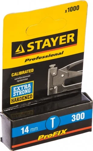 Гвозди для степлера 14мм тип 300 (1000шт) STAYER ProFIX 31614-14