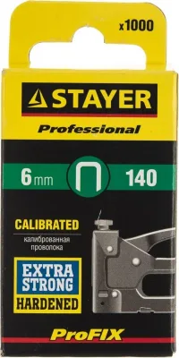 Скобы №06 для степлера тип 140 STAYER 31610-06