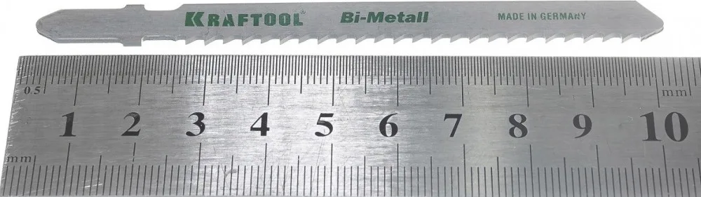Пилка для лобзика по металлу 55мм T118A KRAFTOOL 159551-1,2